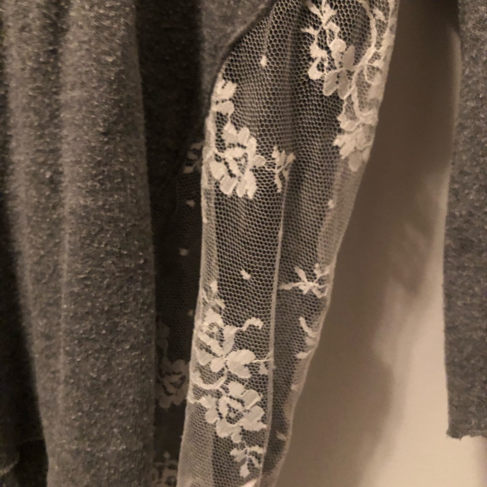 Lace summer sweater.